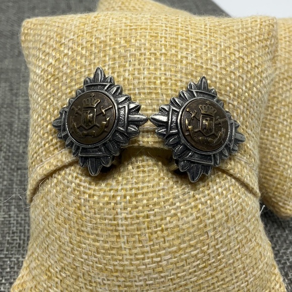 BenAmun Jewelry Vintage Ben Amun Crest Clip On Earrings Poshmark